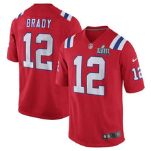 Load image into Gallery viewer, Tom Brady New England Patriots Super Bowl LIII Game Jersey 2019