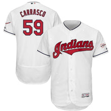 Load image into Gallery viewer, Carlos Carrasco Cleveland Indians 2019 All Star Game Patch Baseball Jersey 2019
