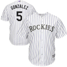 Load image into Gallery viewer, Carlos Gonzalez Colorado Rockies Baseball Player Jersey 2019