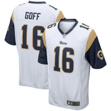 Load image into Gallery viewer, Jared Goff Los Angeles Rams Game Player Jersey 2019