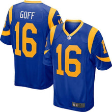 Load image into Gallery viewer, Jared Goff Los Angeles Rams Game Player Jersey 2019