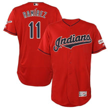 Load image into Gallery viewer, Jose Ramirez Cleveland Indians 2019 All Star Game Patch Baseball Jersey 2019