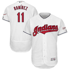 Load image into Gallery viewer, Jose Ramirez Cleveland Indians 2019 All Star Game Patch Baseball Jersey 2019