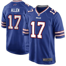 Load image into Gallery viewer, Josh Allen Buffalo Bills 2018 Draft First Round Pick Game Jersey 2019