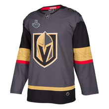 Load image into Gallery viewer, Men s Vegas Golden Knights Gray 2018 Stanley Cup Final Bound Patch Authentic Jersey 2019 Gray