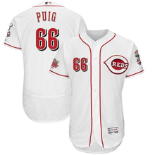 Load image into Gallery viewer, Yasiel Puig Cincinnati Reds 150th Anniversary Baseball Jersey 2019