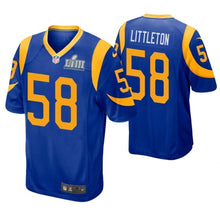 Load image into Gallery viewer, Cory Littleton Los Angeles Rams Super Bowl LIII Game Jersey 2019