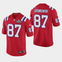 Load image into Gallery viewer, Rob Gronkowski New England Patriots Super Bowl LIII Game Jersey 2019