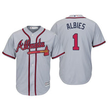 Load image into Gallery viewer, Ozzie Albies Atlanta Braves 2019 Baseball Player Jersey 2019