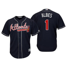 Load image into Gallery viewer, Ozzie Albies Atlanta Braves 2019 Baseball Player Jersey 2019