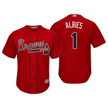 Load image into Gallery viewer, Ozzie Albies Atlanta Braves 2019 Baseball Player Jersey 2019