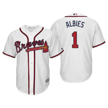 Load image into Gallery viewer, Ozzie Albies Atlanta Braves 2019 Baseball Player Jersey 2019