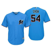 Load image into Gallery viewer, Wei-Yin Chen Miami Marlins 2019 Baseball Player Jersey 2019