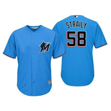 Load image into Gallery viewer, Dan Straily Miami Marlins 2019 Baseball Player Jersey 2019