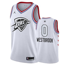 Load image into Gallery viewer, Oklahoma City Thunder #0 Russell Westbrook 2019 ALL STAR Swingman Jersey 2019