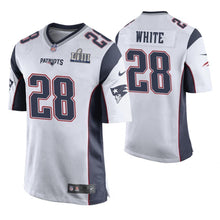 Load image into Gallery viewer, James White New England Patriots Super Bowl LIII Game Jersey 2019