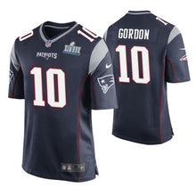 Load image into Gallery viewer, Josh Gordon New England Patriots Super Bowl LIII Game Jersey 2019