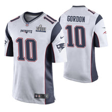 Load image into Gallery viewer, Josh Gordon New England Patriots Super Bowl LIII Game Jersey 2019