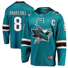 Load image into Gallery viewer, Joe Pavelski San Jose Sharks Player Swingman Jersey 2019