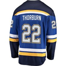 Load image into Gallery viewer, Chris Thorburn St. Louis Blues Player Swingman Jersey 2019