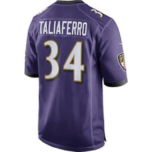 Load image into Gallery viewer, Lorenzo Taliaferro Baltimore Ravens Game Jersey 2019