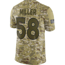 Load image into Gallery viewer, Von Miller Denver Broncos Game Jersey 2019 Camo