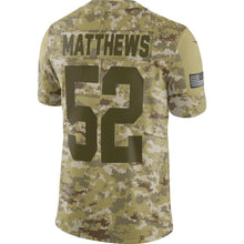 Load image into Gallery viewer, Clay Matthews Green Bay Packers Game Jersey 2019 Camo