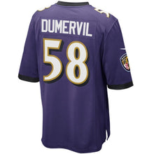 Load image into Gallery viewer, Elvis Dumervil Baltimore Ravens Game Jersey 2019