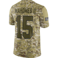 Load image into Gallery viewer, Patrick Mahomes Kansas City Chiefs Game Jersey 2019 Camo