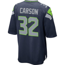 Load image into Gallery viewer, Chris Carson Seattle Seahawks Game Jersey 2019