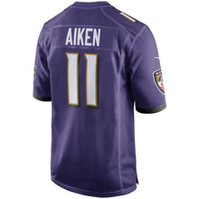Load image into Gallery viewer, Kamar Aiken Baltimore Ravens Game Jersey 2019