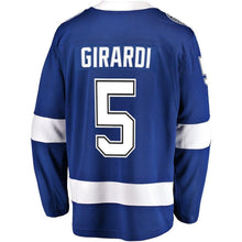 Load image into Gallery viewer, Dan Girardi Tampa Bay Lightnings Player Swingman Jersey 2019