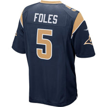 Load image into Gallery viewer, Nick Foles Los Angeles Rams Game Jersey 2019
