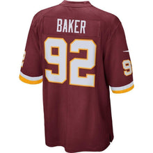 Load image into Gallery viewer, Chris Baker Washington Redskins Game Jersey 2019