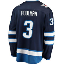 Load image into Gallery viewer, Tucker Poolman Winnipeg Jets Player Swingman Jersey 2019