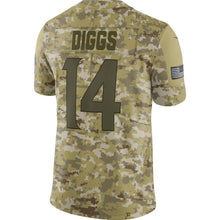 Load image into Gallery viewer, Stefon Diggs Minnesota Vikings Game Jersey 2019 Camo