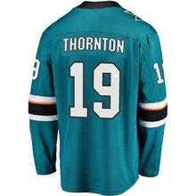 Load image into Gallery viewer, Joe Thornton San Jose Sharks Player Swingman Jersey 2019