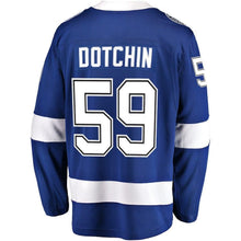 Load image into Gallery viewer, Jake Dotchin Tampa Bay Lightnings Player Swingman Jersey 2019