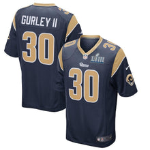 Load image into Gallery viewer, Todd Gurley II Los Angeles Rams Super Bowl LIII Game Jersey 2019
