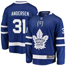 Load image into Gallery viewer, Frederik Andersen Toronto Maple Leafs Player Swingman Jersey 2019