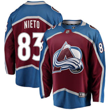 Load image into Gallery viewer, Matt Nieto Colorado Avalanche Player Swingman Jersey 2019