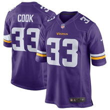 Load image into Gallery viewer, Dalvin Cook Minnesota Vikings Game Jersey 2019