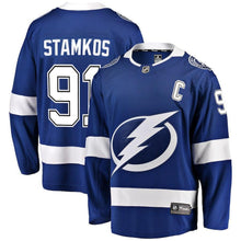 Load image into Gallery viewer, Steve Stamkos Tampa Bay Lightnings Player Swingman Jersey 2019