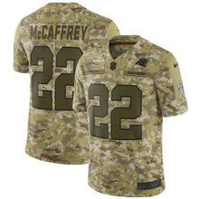 Load image into Gallery viewer, Christian McCaffrey Carolina Panthers Game Jersey 2019 Camo
