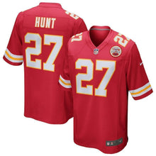 Load image into Gallery viewer, Kareem Hunt Kansas City Chiefs Game Jersey 2019