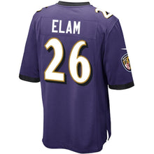 Load image into Gallery viewer, Matt Elam Baltimore Ravens Game Jersey 2019