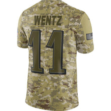 Load image into Gallery viewer, Carson Wentz Philadelphia Eagles Game Jersey 2019 Camo
