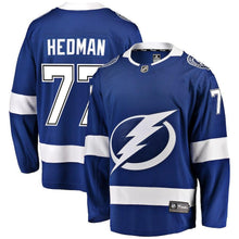 Load image into Gallery viewer, Victor Hedman Tampa Bay Lightnings Player Swingman Jersey 2019