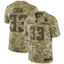 Load image into Gallery viewer, Dalvin Cook Minnesota Vikings Game Jersey 2019 Camo