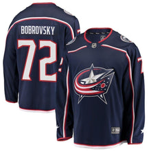 Load image into Gallery viewer, Sergei Bobrovsky Columbus Blue Jackets Player Swingman Jersey 2019